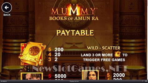 the mummy book of amun ra slot <b> Book of Mummy (KA</b>